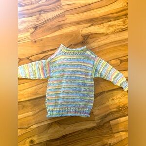 Multi color knit sweater